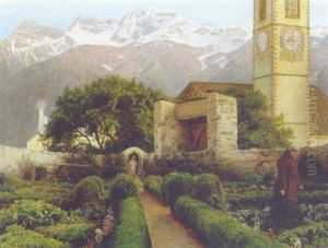 Klostergarten In Sudtirol by Hans Ole Brasen