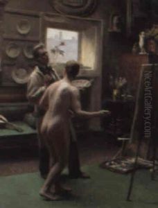 In The Studio by Hans Ole Brasen