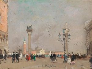 Piazzetta San Marco by Italico Brass