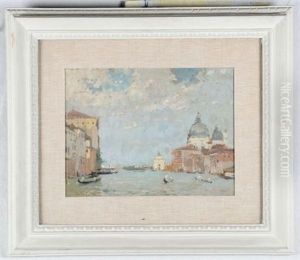Veduta Di Venezia by Italico Brass