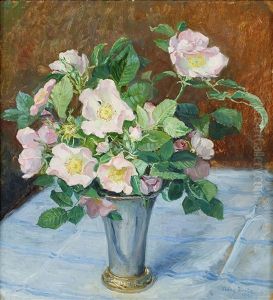 Nyponblommor by Fanny Brate