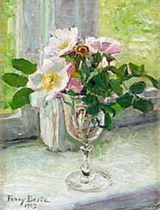 Stilleben Med Nyponrosor by Fanny Brate
