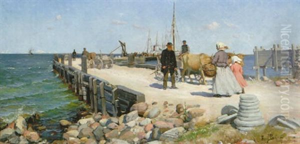 Sommardag Vid Burgsviks Hamn, Gotland - view 1
