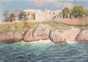 Villa On Capri Island by Roman Bratkowski