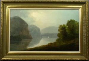 School, 19th Century, A Hudson River Landscape School, 19th Century, A Hudson River Landscape