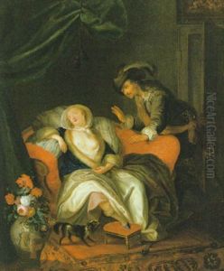 Der Unerwartete Besuch by Adam Johann Braun