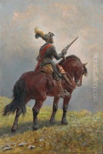 Vedette - Kaiserlicher Kurassier Aus Dem 30-jahrigen Krieg by Louis Braun