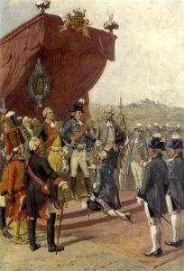 A Military Ceremony by Louis Braun
