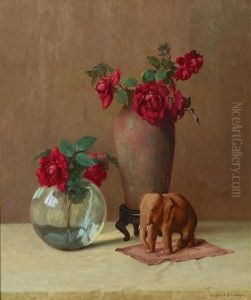 Still Life With Red Roses by Maurice Braun