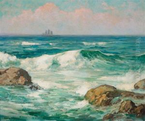 Marine (clipper Ship On The Horizon) by Maurice Braun