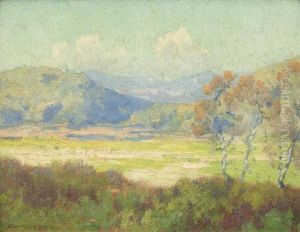 Valley Landscape With Trees Valley Landscape With Trees