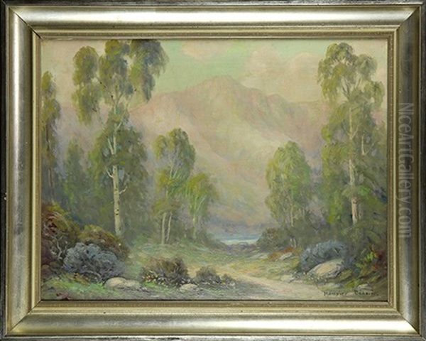 Mountain Vista Through The Eucalyptus - view 1