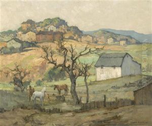 Barn And Hillside