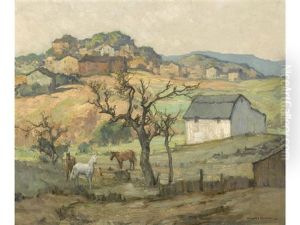 Barn And Hillside