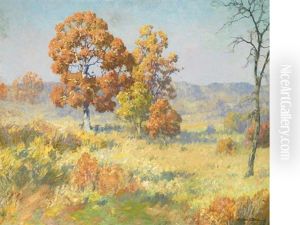 Autumn Oaks by Maurice Braun