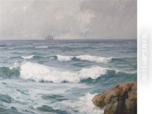 Breaking Waves (sailing Along) by Maurice Braun