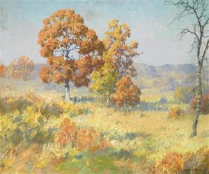 Autumn Oaks by Maurice Braun