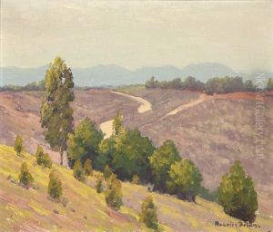 Grey Day, California Hillside Landscape by Maurice Braun