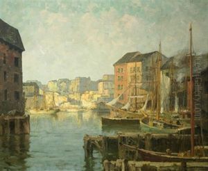 Docking, European Harbor And Village