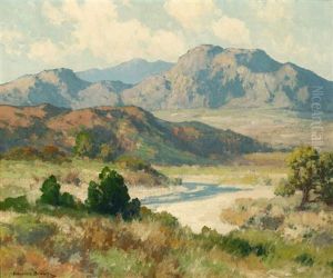 Riverbed, San Diego Landscape by Maurice Braun