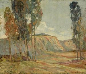 Eucalyptus In A California Landscape by Maurice Braun