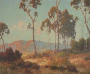 Eucalyptus And Distant Mountains by Maurice Braun