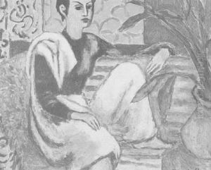 Seated Figure In An Interior