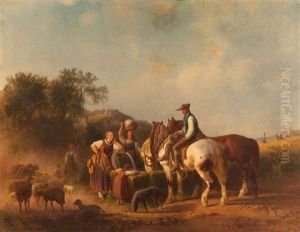 Am Brunnen Vor Dem Dorf by Reinhold Braun