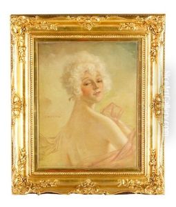 Portrait Of A Lady by Wilhelm Hans Braun