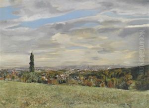 Blick Vom Wiener Wald Auf Wien by Wilhelm Hans Braun