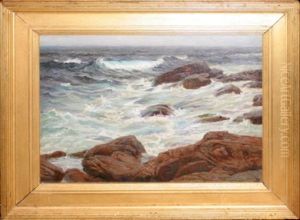Rocky Coastline by Olaf Martinus Brauner