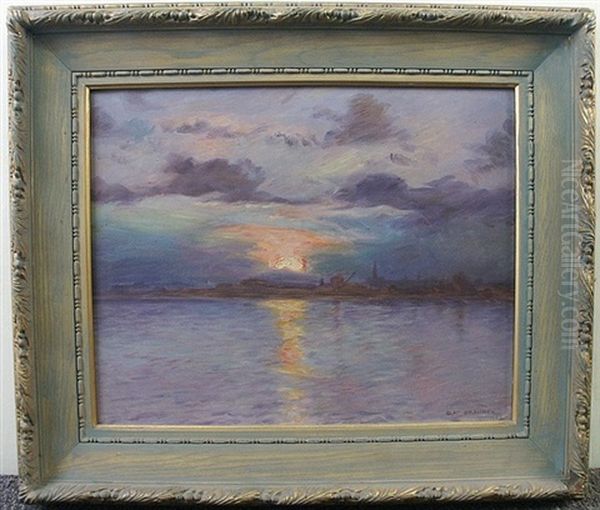 Sunset Over The City - view 1