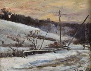 Winter Road by Zdenka Braunerova