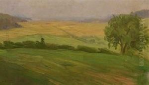 Hugellandschaft by Eduard Otto Braunthal
