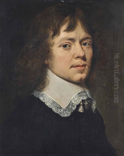 Portrait Of A Man, Half-length, In Black Robes And A Lace Collar - view 1
