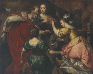 The Idolatry Of Solomon by Jan De Bray