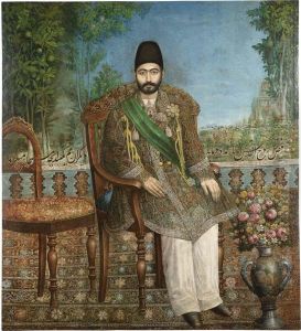 Al-mulk Amin Al-sultan Atabeg-i Azam Attributable To Isma'il Jalayir Tehran Qajar Persia The Property Of A Lady