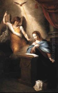 The Annunciation by Salomon de Bray