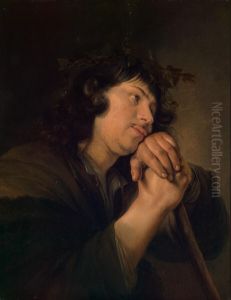 Portrait Of A Shepherd Boy by Salomon de Bray