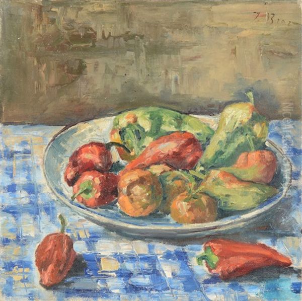 Still Life Of Fish On Table - view 1