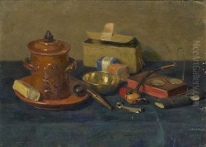 Still Life With Pipes by Osip Emmanuilovich Braz