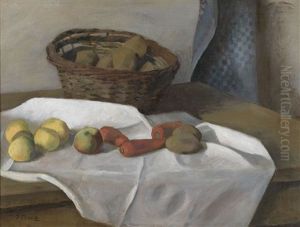 Still Life With Fruit And Vegetables by Osip Emmanuilovich Braz