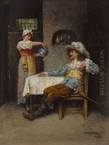 Soldat In Der Wirtsstube by William A. Breakspeare