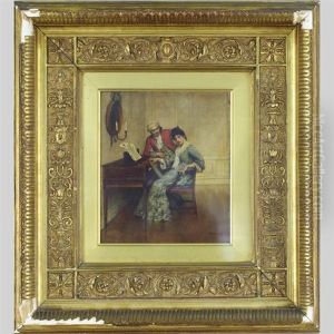 At The Spinet by William A. Breakspeare