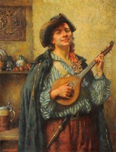 The Guitar Player by William A. Breakspeare