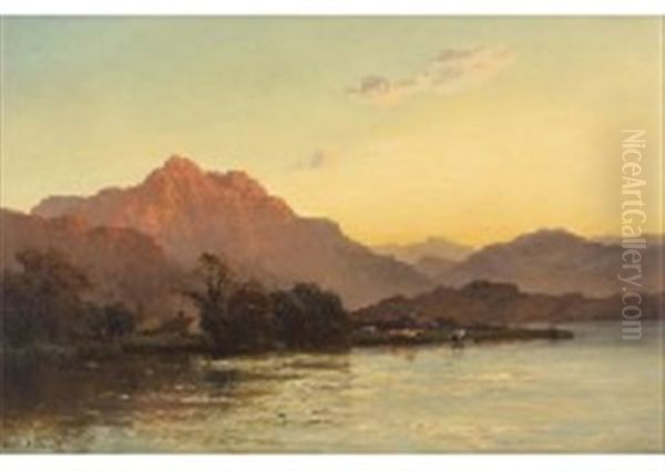 Evening Borrowdale - view 1