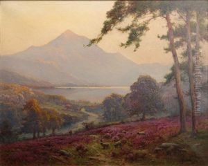 The Trossachs, Loch Katrine And Brig O'turk by Alfred Fontville de Breanski Jr