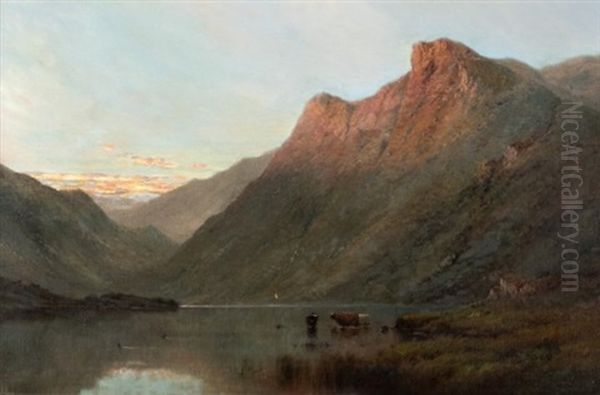 Evening On A Highland Loch - view 1