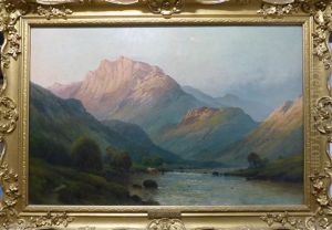 On A West Highland River by Alfred Fontville de Breanski Jr