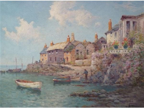In Mousehole Harbour - view 1
